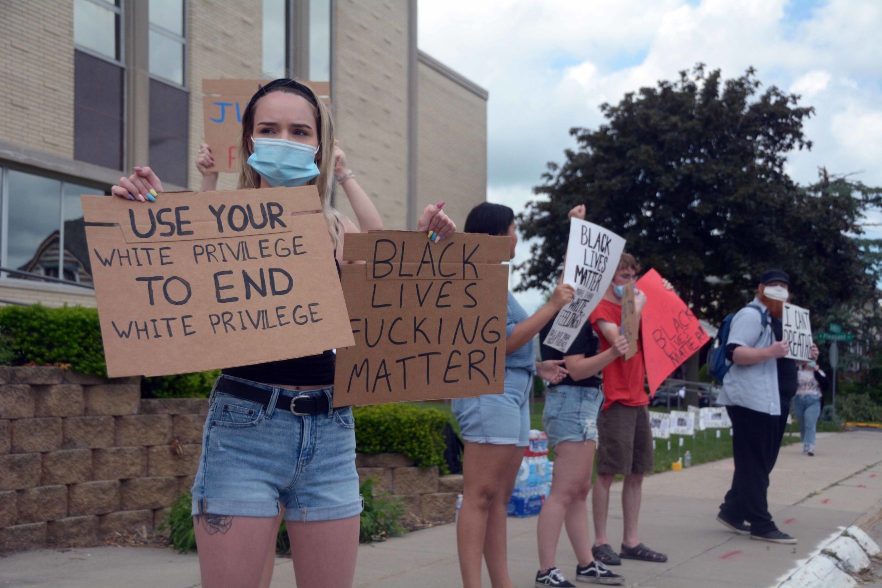 Portage protests police brutality